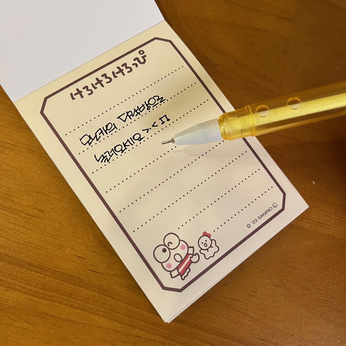 웃긴 만우절 킹받는 선물 컬러풀 클리어 리코더 펜 (랜덤발송) 상세 이미지 8